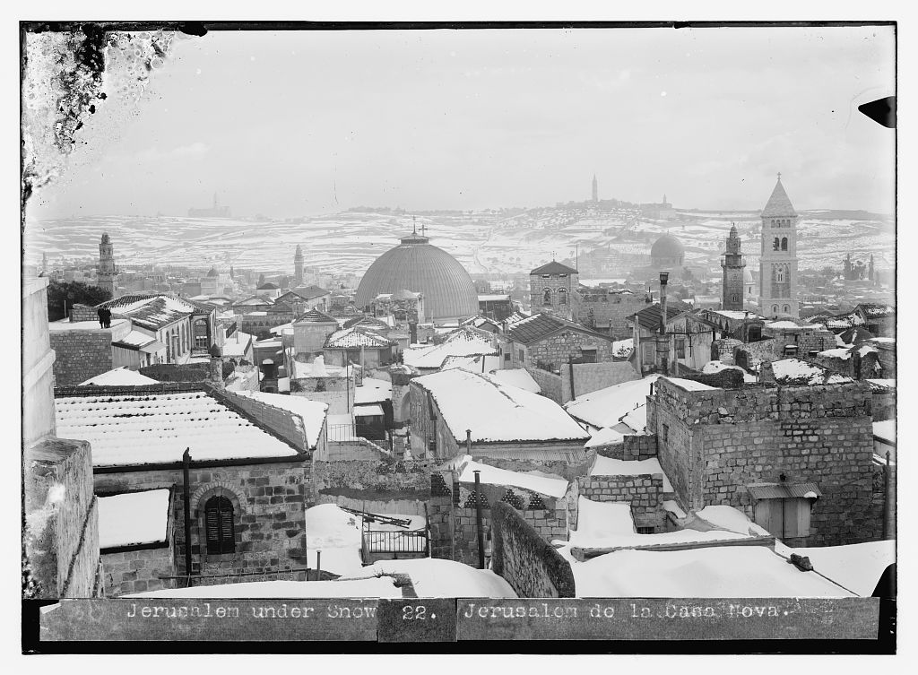 Иерусалим в снегу. 1900